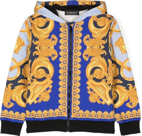 versace boys sweatshirts|Versace barocco hoodie.